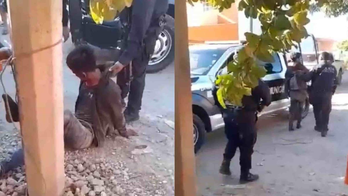 Pobladores de El Walamo golpean brutalmente un hombre que intentó