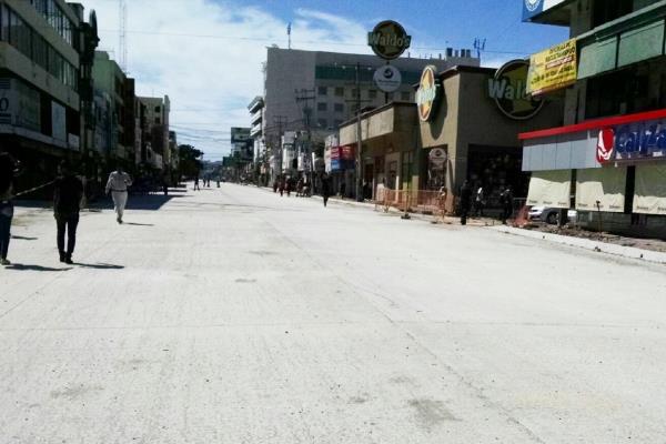 Concluye pavimentación de la Álvaro Obregón