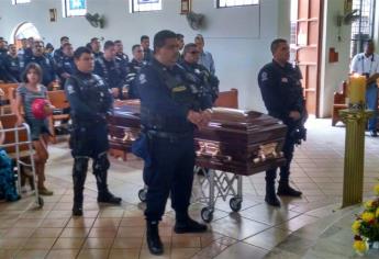 Despiden a policía caído en Culiacán