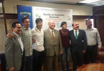 Celebra UAS clasificación de Itzel y César a las olimpiadas