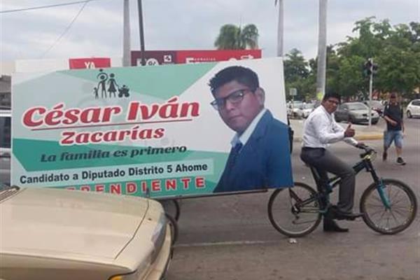 Pedaleando por una diputación recorre el 5to distrito