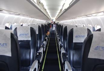 Aumenta capacidad de pasaje Aeromar en Sinaloa