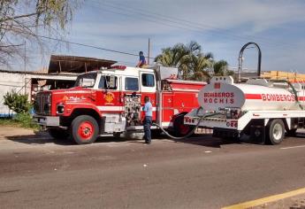 Se incendia bodega de escobas