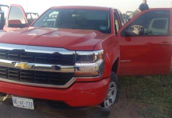 Recuperan en JJR camioneta robada en Los Mochis