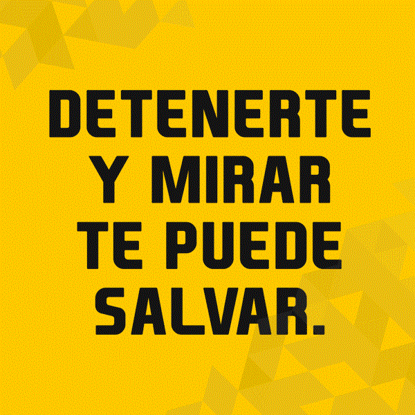 Detenerte y mirar te puede salvar, cuidado con el tren