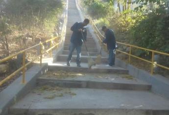 Limpian laderas del Cerro de la Memoria y la Pérgola