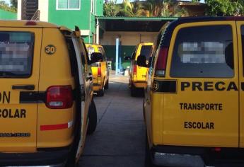 Quitan licencia a 6 choferes de transporte escolar por consumir drogas