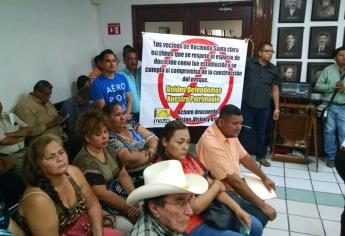 Vecino inconformes se manifiestan en Cabildo
