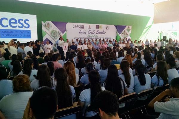Inauguran ciclo escolar en Ciudad Educadora