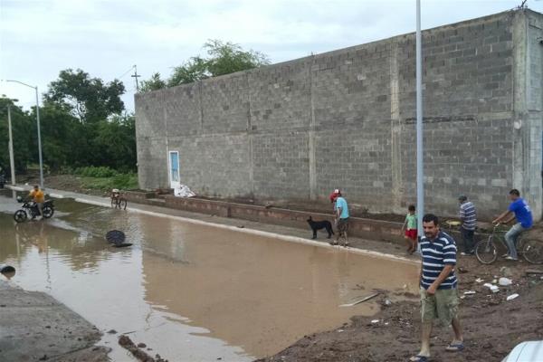 700 familias afectadas en Guasave tras el paso de Newton
