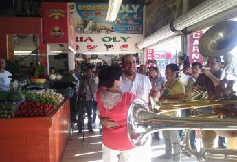 Festejan al Santo Patrono en el Mercado San Francisco