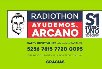 Ayudemos a El Arcano a través del radiothon de Stereo Uno