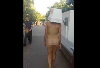 Sorprende mujer desnuda en Parque de las Riberas