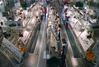 Personal ocupado con programa de industria manufacturera crece 4.5%
