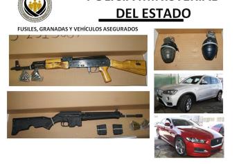 Asegura PME dos fusiles y granadas en Culiacán