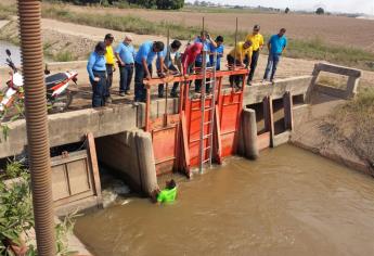 Hallan ahogado a desaparecido en canal de Bachimeto