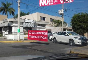 Se manifiestan en contra del Par Vial en Culiacán