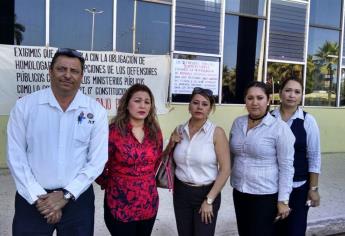 Defensores públicos piden que intervenga líder del STASE