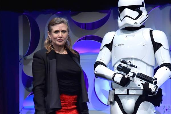 Carrie Fisher terminó grabaciones para el próximo filme de “Star wars”