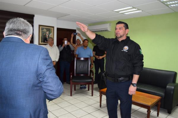 Rinde protesta nuevo encargado de la Policía Ministerial
