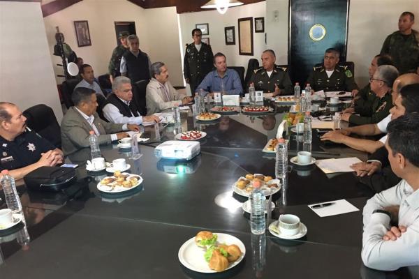 Gabinete de Seguridad se reúne con titular de la Sedena