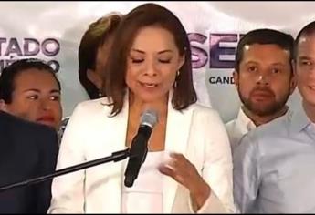 Reconoce Josefina derrota en Edomex