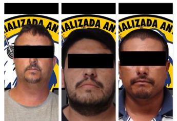 Atrapan a tres sujetos acusados de secuestro y homicidio