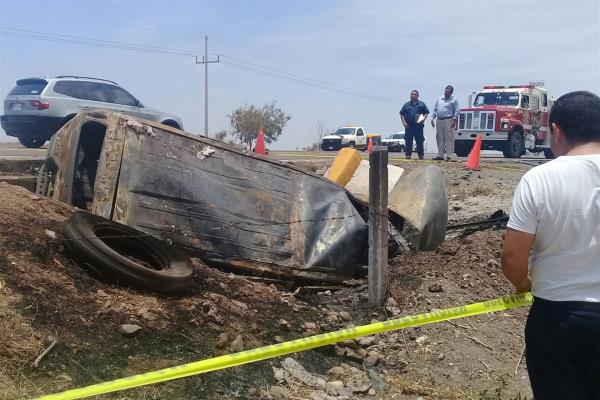 Se accidenta en La Costera y muere calcinado