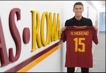 Héctor Moreno vivió su primer día como jugador de la Roma