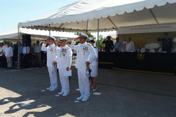 Rinde protesta nuevo comandante del Sector Naval de Topolobampo