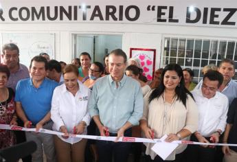 Inaugura Gobernador comedor comunitario en campo El Diez