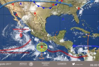 Alertan por tormenta tropical Jova al sur de la Península de BC