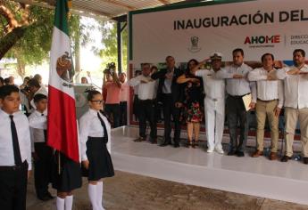 Inauguran ciclo escolar en Ahome