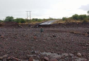 Lluvias provocan cortes carreteros en Mulegé, Baja California Sur