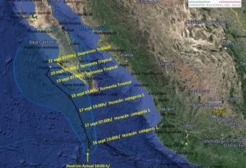 Norma se aleja de Los Cabos, impactará más al norte