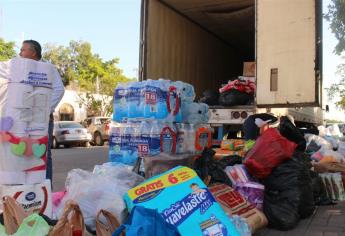 En camino la ayuda y víveres de Ahome a afectados por sismo