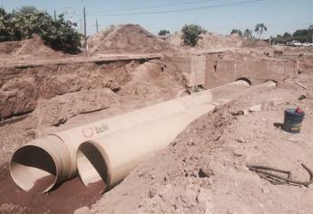 Registran buen avance obras del dren San Joachín y la Mochis-Topo