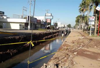 Supervisa Álvaro Ruelas obras del Pluvial Valdez