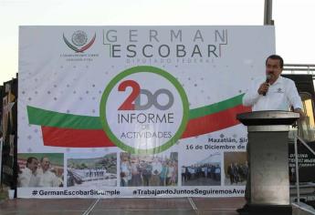 Presenta informe legislativo Diputado federal Germán Escobar