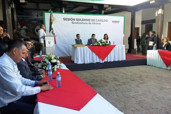 Trasladan poderes a la Villa de Ahome por 101 aniversario del municipio