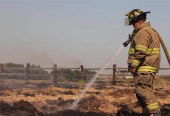 Se incendian 60 pacas de alfalfa frente al Nuevo Horizonte