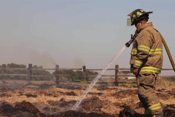 Se incendian 60 pacas de alfalfa frente al Nuevo Horizonte