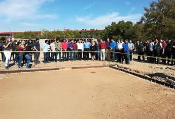 En curso construcción de cancha de usos múltiples en la UdeO Culiacán