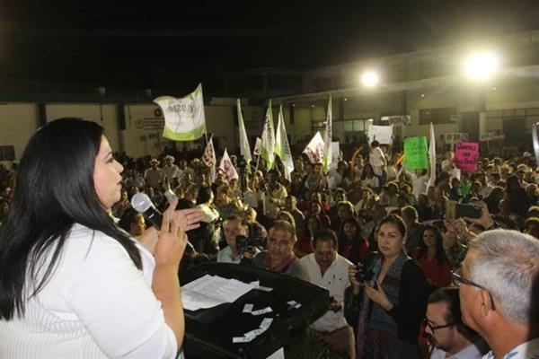 Unifican fuerza priistas a favor de Rosa Elena Millán y Mario Zamora