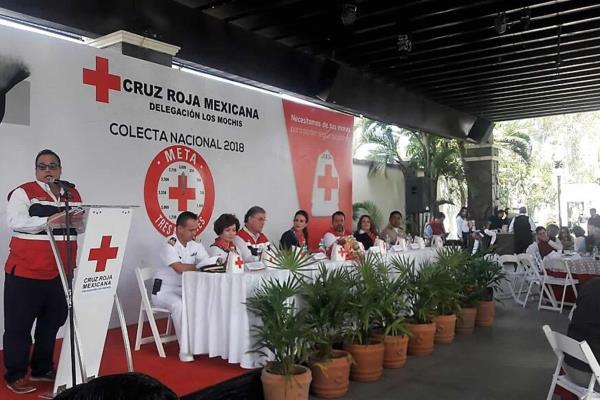 Dan banderazo a Colecta de Cruz Roja en Los Mochis