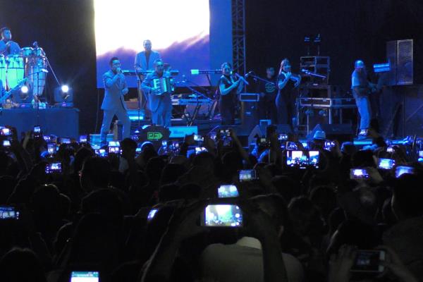 Reportan saldo blanco tras concierto de Los Ángeles Azules