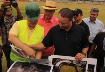 Supervisa Quirino Ordaz remodelación del estadio EIA