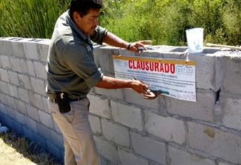 Clausura Profepa relleno y construcción en el estero de Urías en Mazatlán