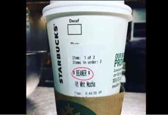 Le escriben frijolero a mexicano en un Starbucks, en California