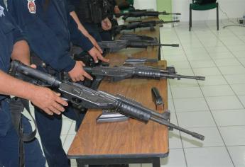 Policías de Ahome reciben capacitación en el uso de fusil